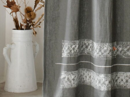 Tende cucina shabby design realizzato a mano