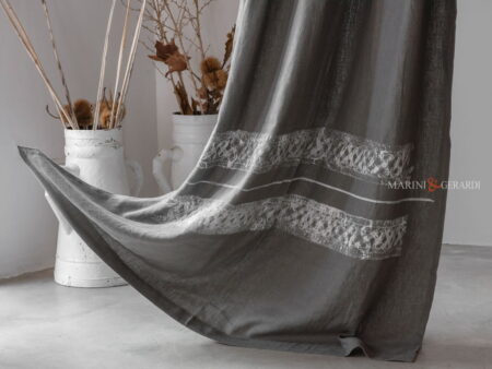 Tende cucina shabby moderne colore antracite