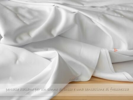 Cotone percalle italiano per biancheria letto di lusso 600 fili