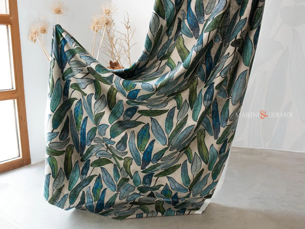 ALDEBARAN - Tende per Camera da Letto Classica verde tropicale