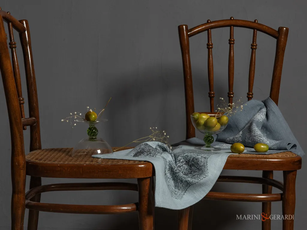 Tovagliette americane tessuto set 2 pezzi in lino