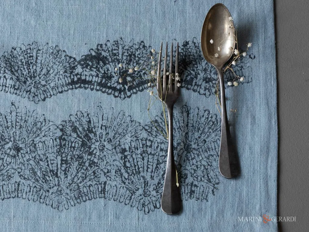 Tovagliette americane tessuto lino set 2 pz.