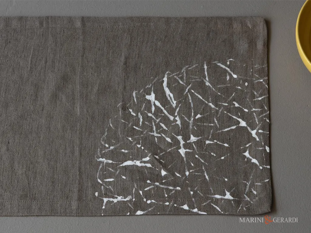 Tovagliette americane lino tinta unita con Designer Gouache