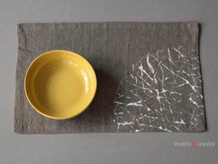 Tovagliette americane lino tinta unita tabacco