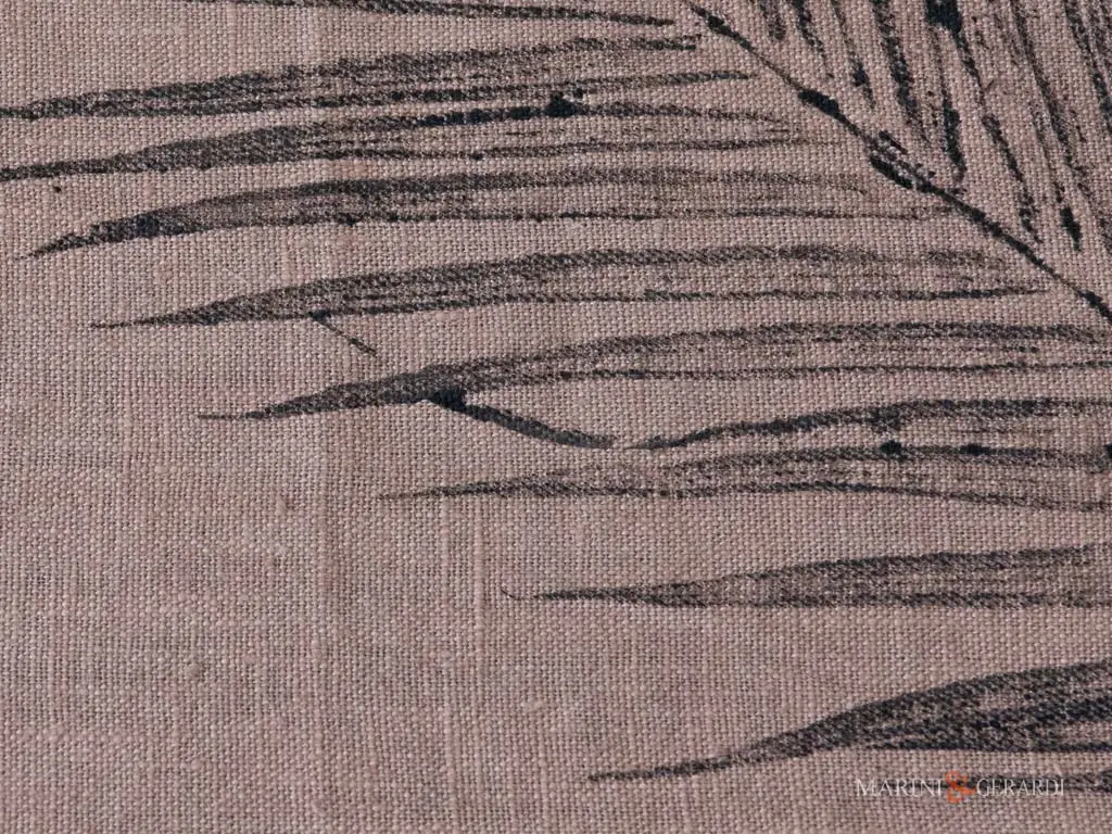 Tovagliette cucina shabby chic lino rosa salmone