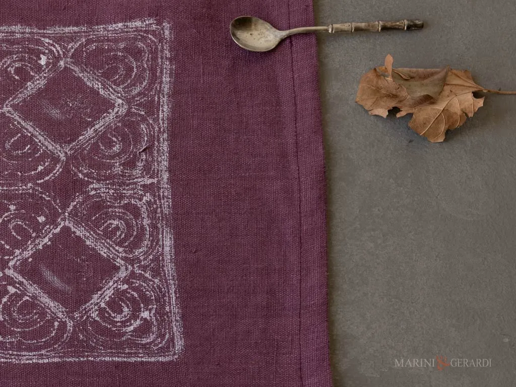 Tovagliette americane design shabby in lino