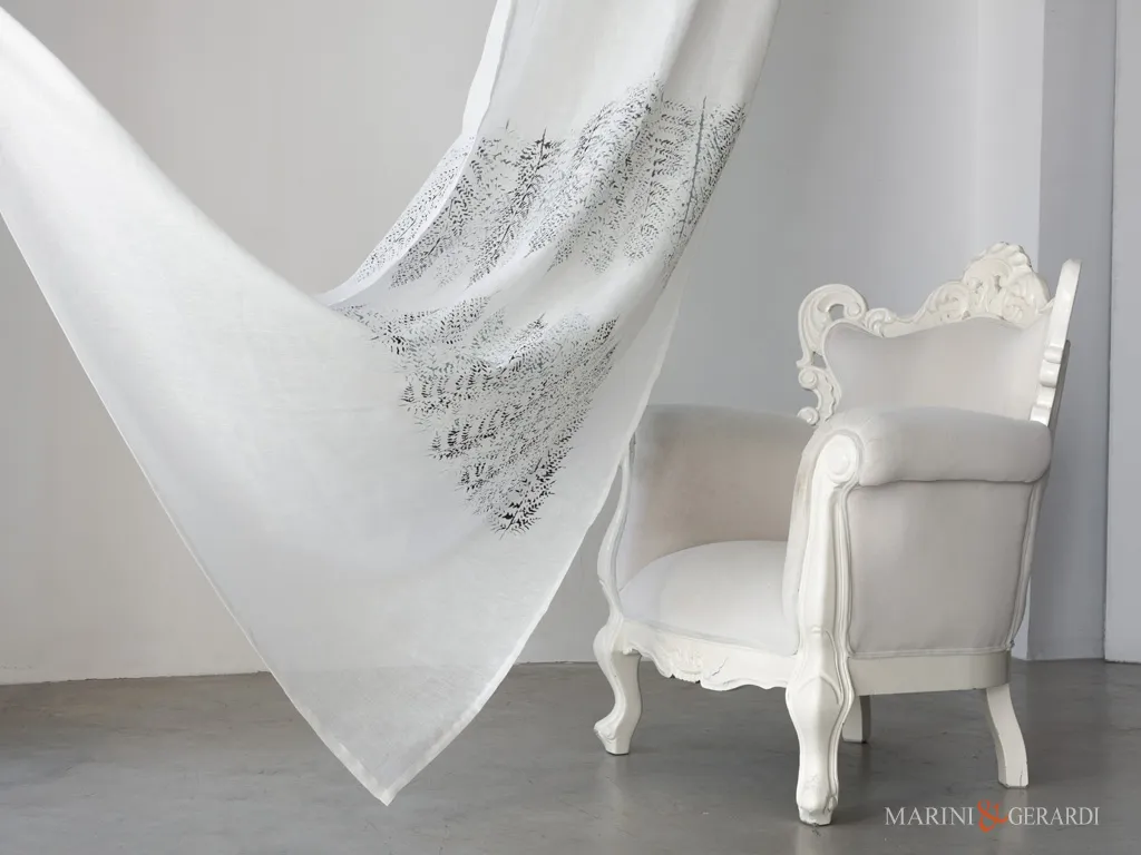 AURA (mini) tendine lino a vetro numero 1 in eleganza e bellezza