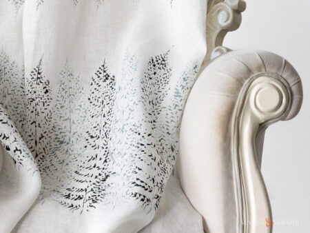 Design tende moderne camera da letto di lino