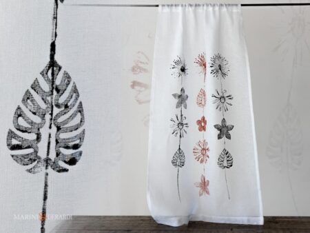 ANTARES (mini) Tendine di Lino per cucina soggiorno moderno