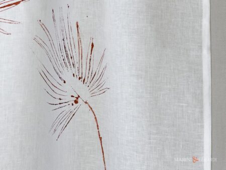 Tendine su misura design foglie arredo cucina