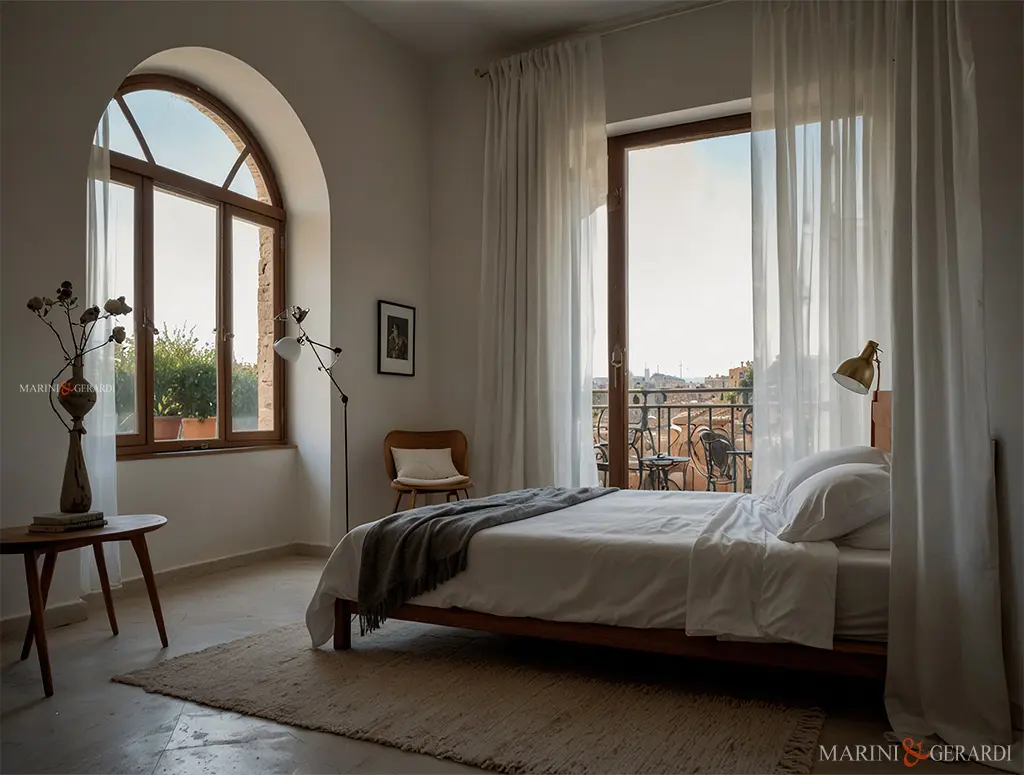 Lenzuola completo letto federe in lino bianco