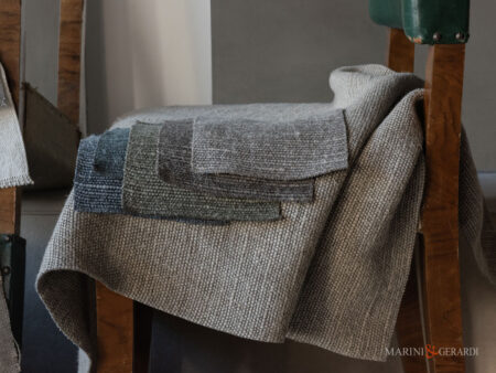 Tessuto lino pesante per tappezzeria arredo ZEUS RE