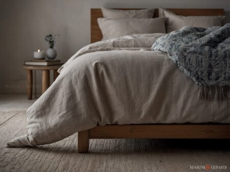 Sacco Copripiumino Matrimoniale in Lino tinta unita