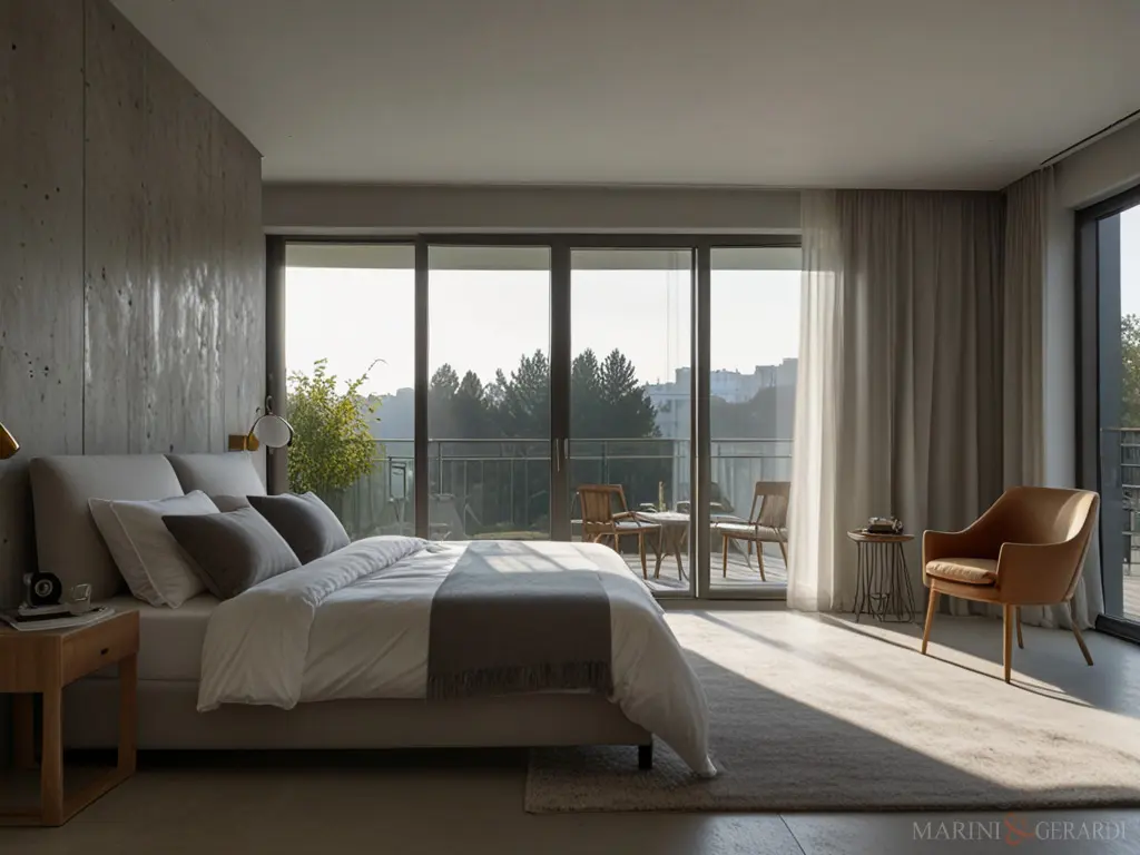 Tende camera letto moderna lenzuola in lino