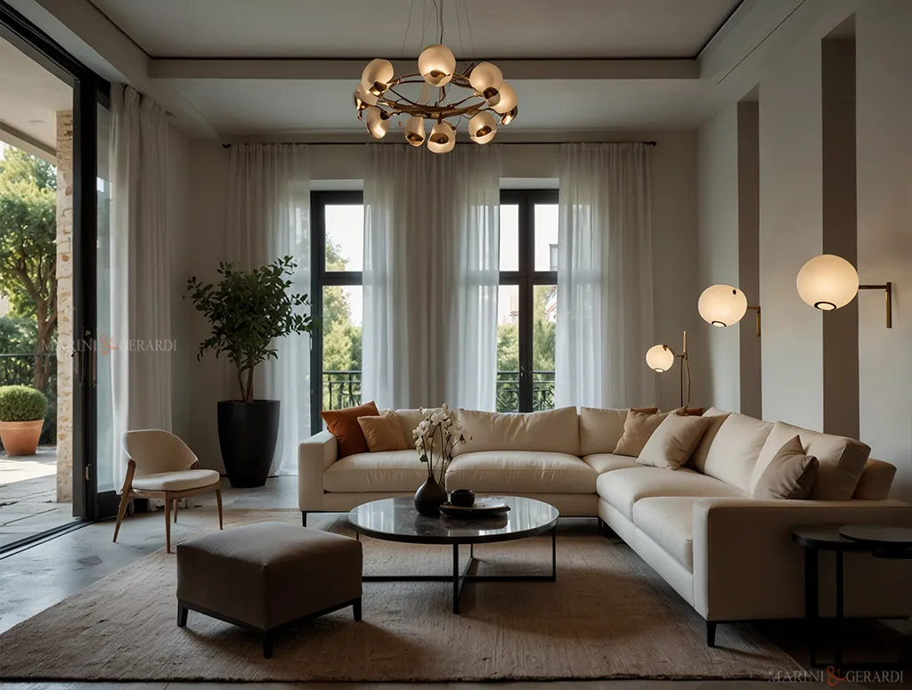 Tende eleganti per soggiorno arredo design interni