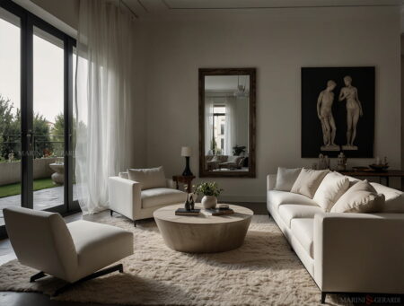 Tende moderne salotto di lino arredamenti da interni