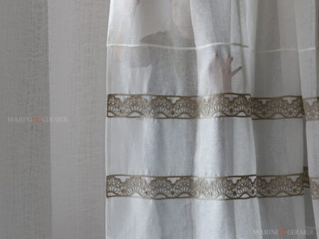 Tende classiche per camera da letto in lino