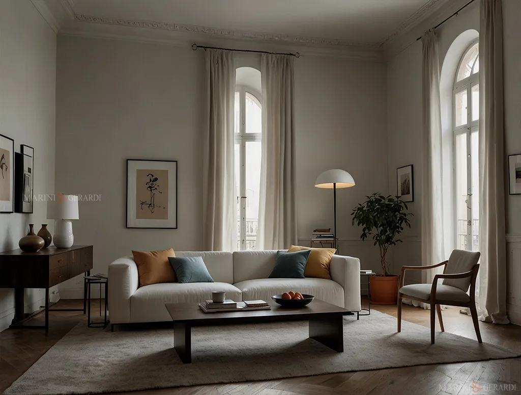 Tende per interni moderne design salotto