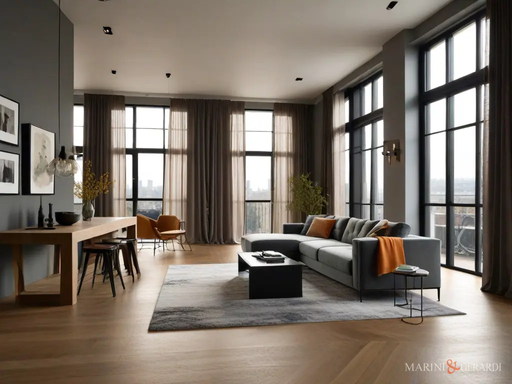 Tende velluto antimacchia arredo moderno