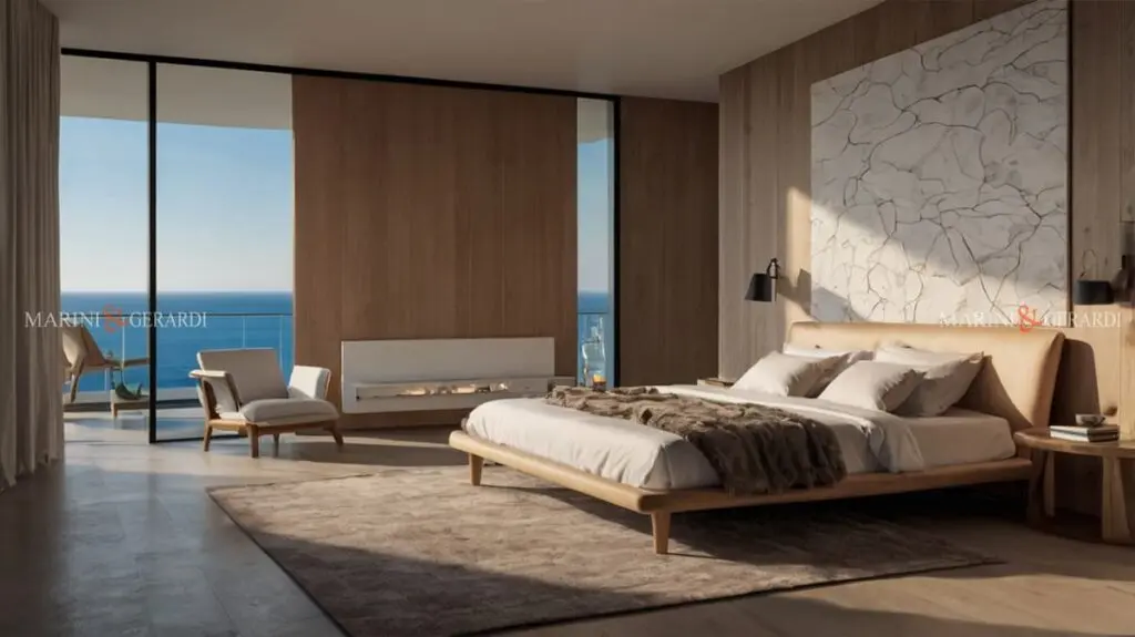 Arredare la camera da letto materiali naturali tende in lino