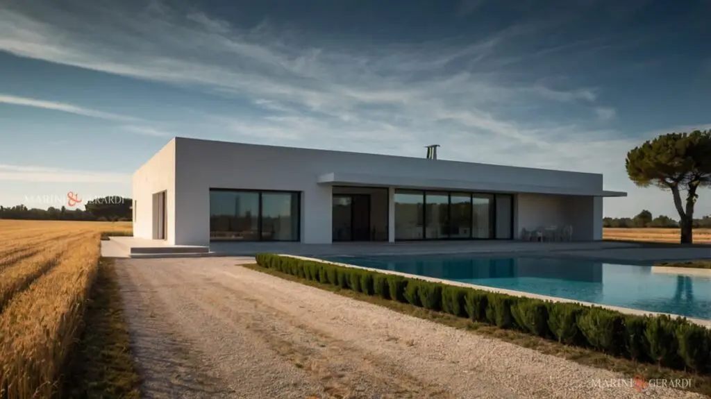 Estate una casa di campagna con piscina