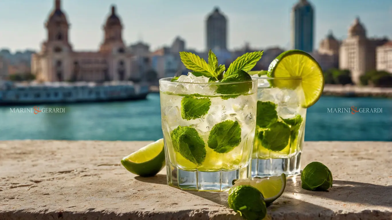 Mojito cocktail musica ritmo di cuba