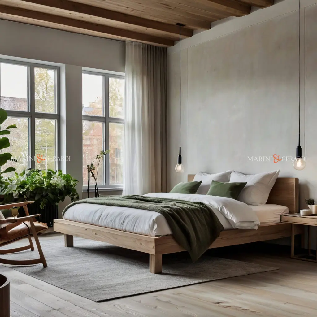 Stile nordico casa stanza da letto lenzuola bianche in lino