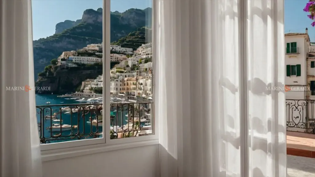 Tende per casa al mare il blu di capri o amalfi