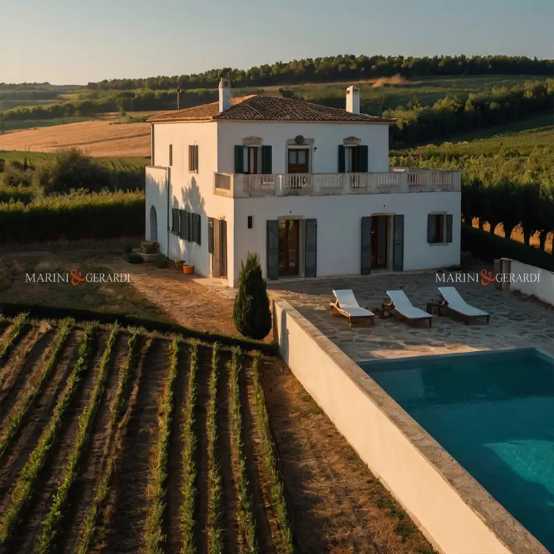 La villa dei tuoi sogni bianco mediterraneo