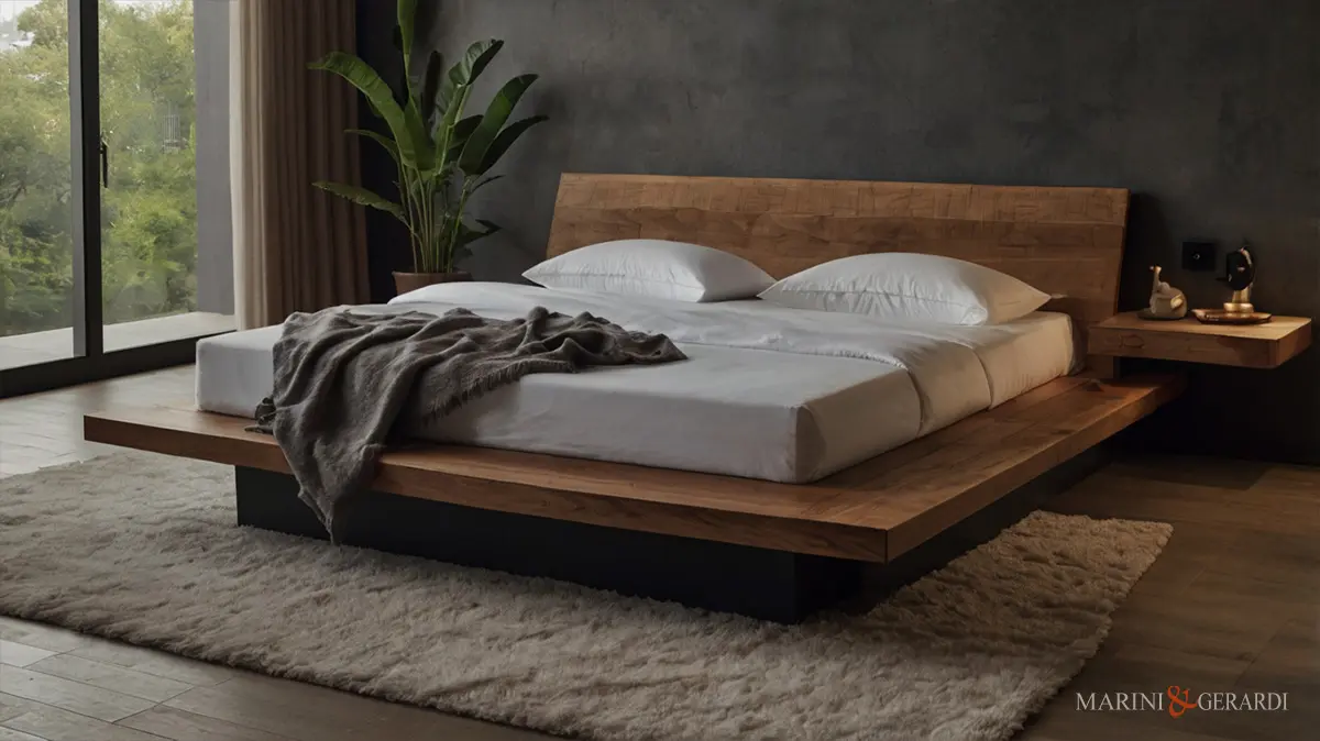 Letti in legno moderni da design