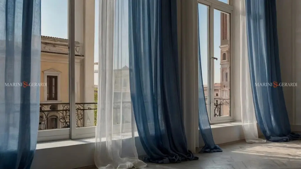 Tende in lino leggero un classico per la tua casa