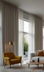 Tende tendaggi arredo interno in lino