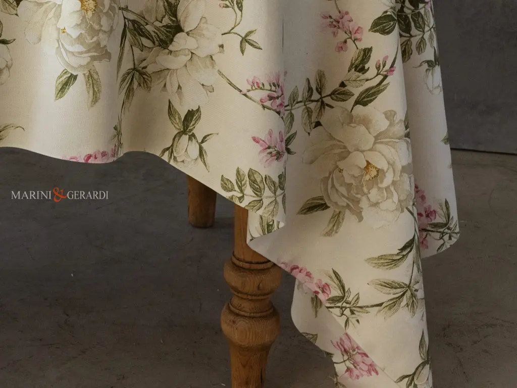Tessuto a fiori per tovaglia da tavolo