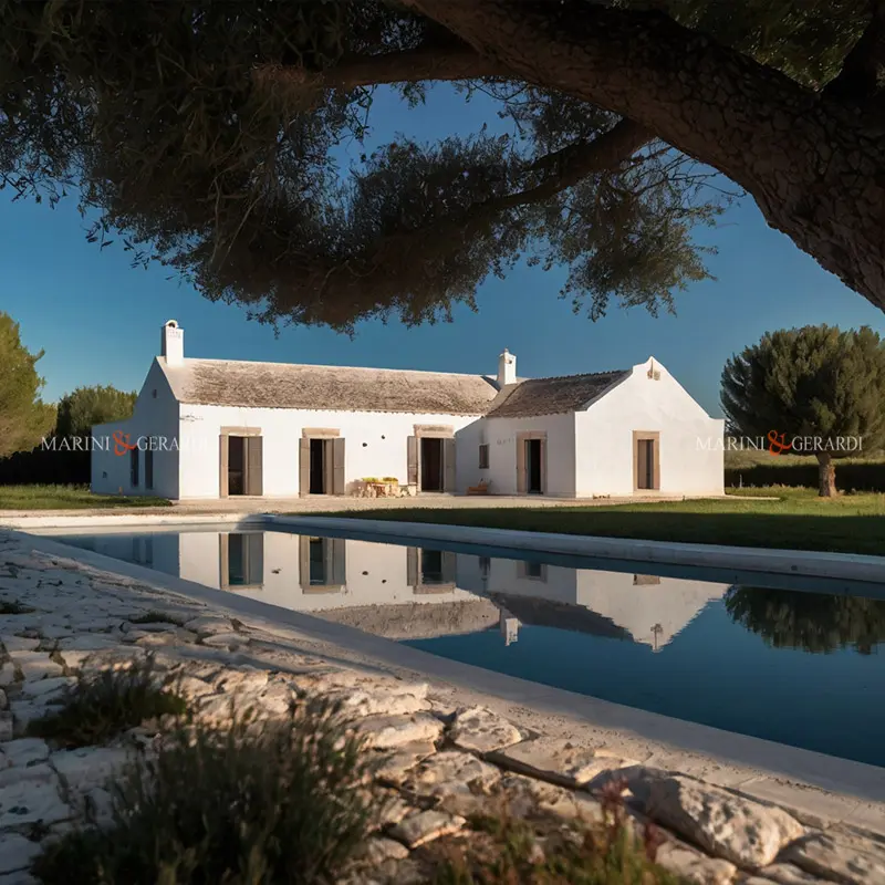 Villette di campagna con piscina