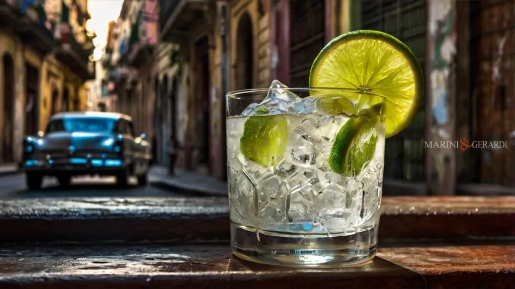 Daiquiri cocktail lime rum zucchero di canna