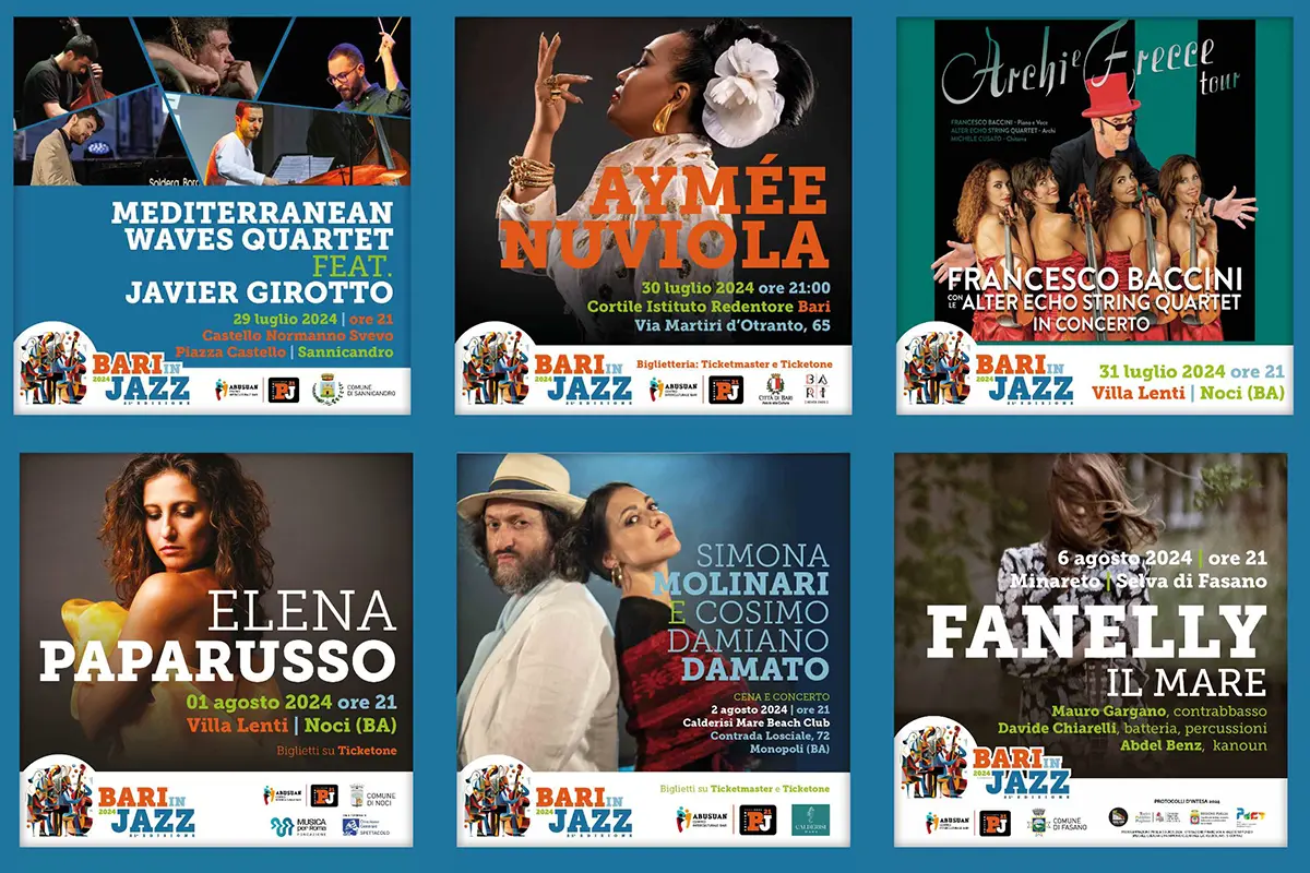 Bariinjazz line up mediterranean quartet aymee nuoviola 2024