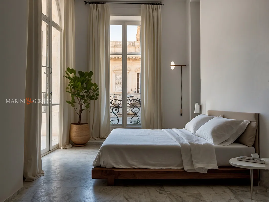 Tessuti a metraggio per tende camera da letto