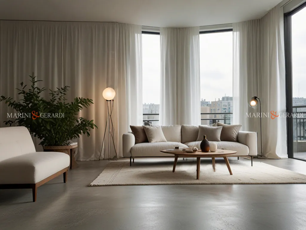 Tessuti a metraggio per tende soggiorno