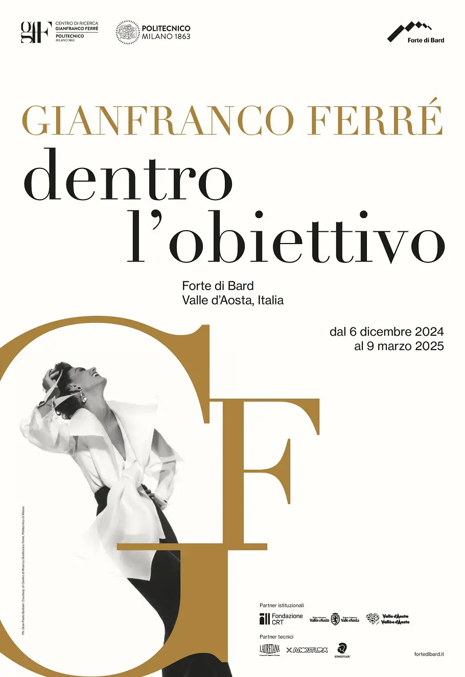 Gianfranco ferré locandina forte di bart valle d'aosta.