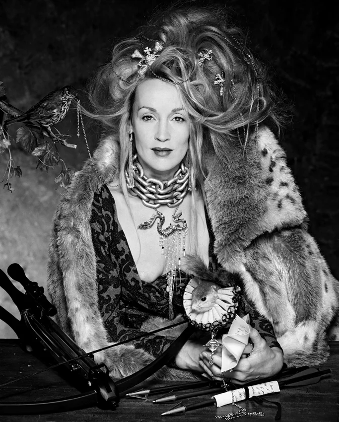 Jerry hall per vivienne westwood 1997 gian paolo barbieri