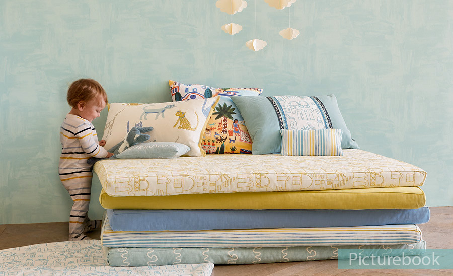 Picturebook tessuti in cotone cameretta bambini