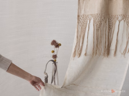 Tende da vetro moderne in lino