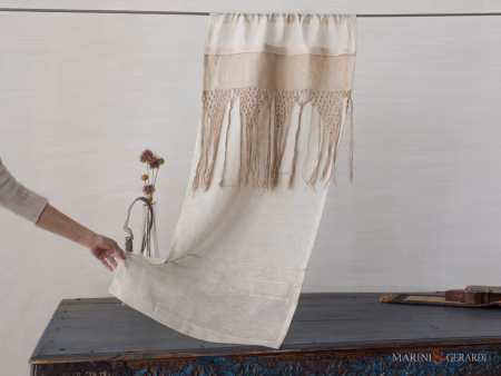 Tende da vetro moderne in lino eleganti