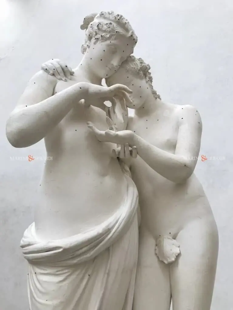 Amore e psiche canova museo gypsotheca