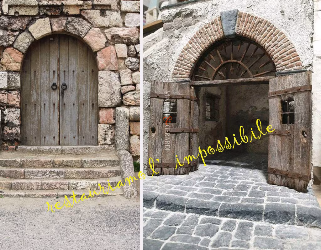 Restauro portoni porte e riproduzioni d'epoca falegnameria a taranto