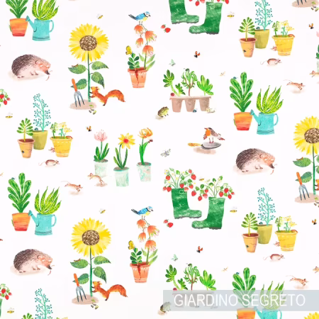 Tessuti tenda camera bambina giardino giardinaggio