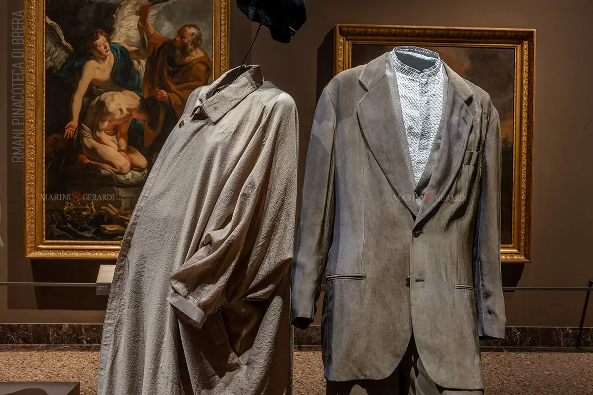 Giorgio armani per amore pinacoteca brera milano abiti uomo