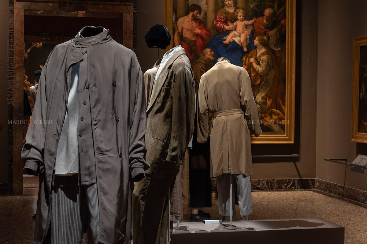 Giorgio armani pinacoteca brera milano mostra settembre 2005 abiti uomo