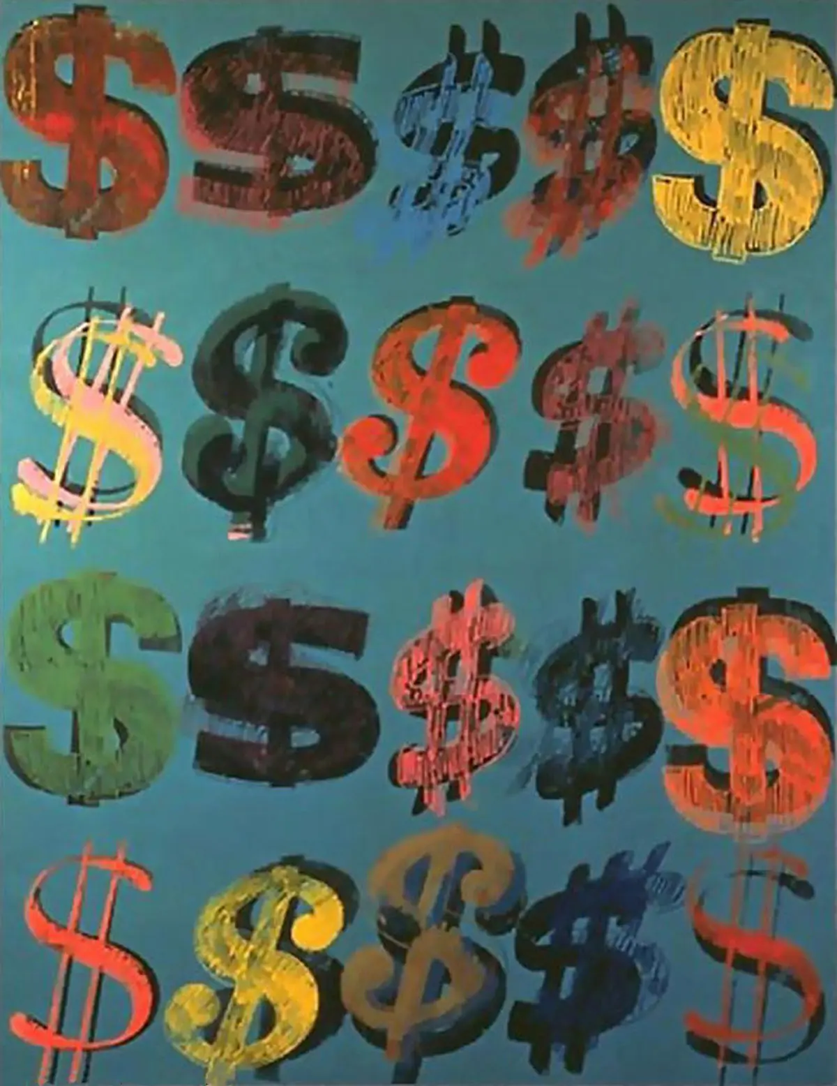 Andy warhol dollar sign