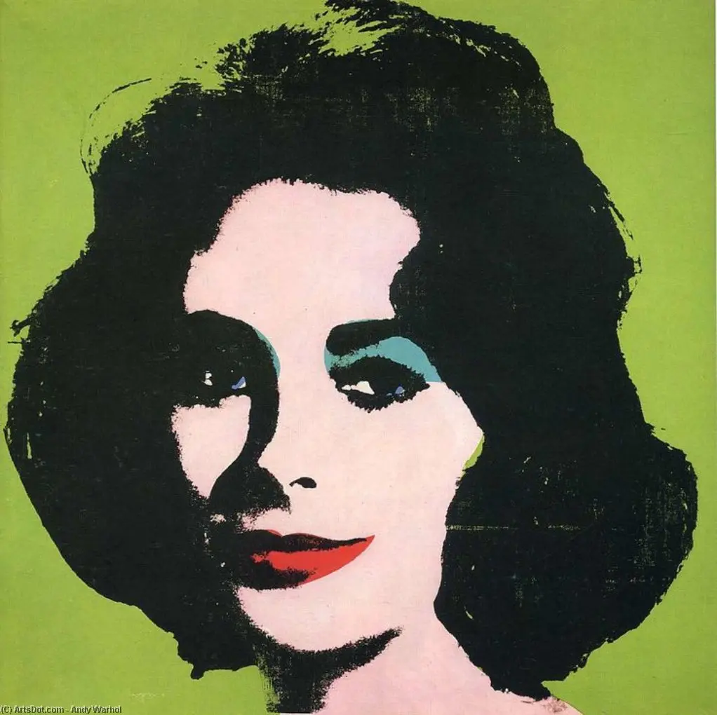 Andy warhol elizabeth taylor